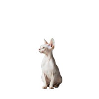 可爱无毛猫高清素材