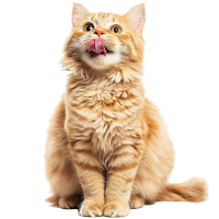 可爱橘猫PNG元素
