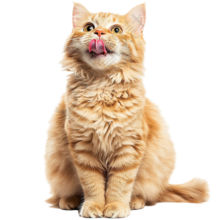 可爱橘猫PNG元素