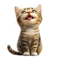 卡通小猫可商用素材