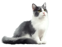 卡通小猫插画
