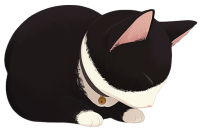 胖小猫透明背景元素