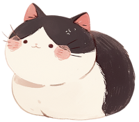 胖小猫PNG图形素材