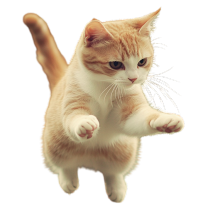 猫咪跳跃元素