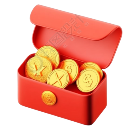 现金金币元素