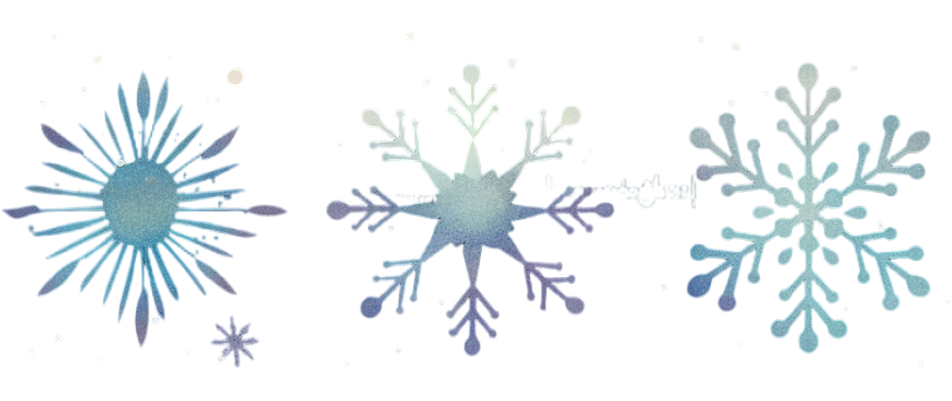 雪花卡通元素