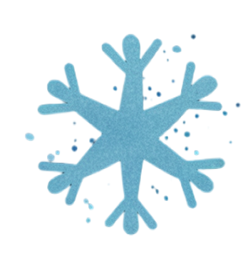雪花卡通插图