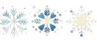 可爱雪花PNG素材
