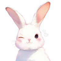可爱卡通兔子插画
