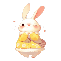 兔子创意设计插图