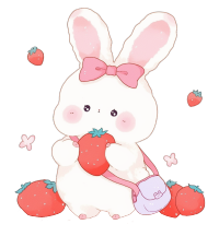 兔子草莓插图
