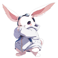 兔子PNG卡通插图