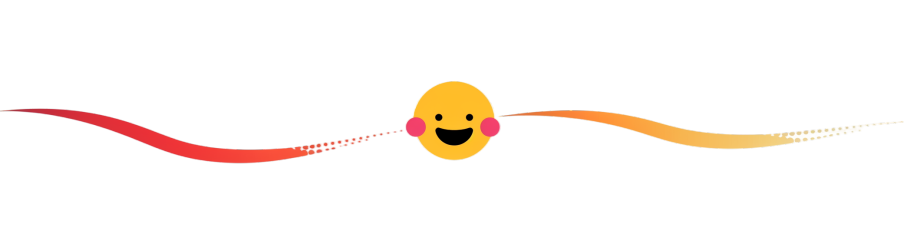 笑脸线条简约插画