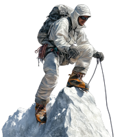 攀登雪山元素