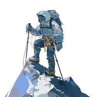 登山可商用插画