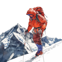登山冒险插图