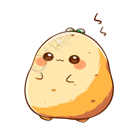 可爱土豆创意元素