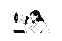 女生招聘简洁矢量素材