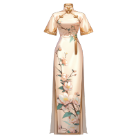 传统服饰旗袍插图