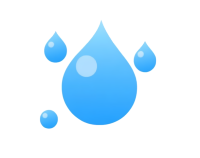 水滴透明背景素材