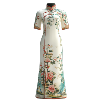 传统服饰旗袍素材