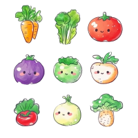 健康蔬菜可商用插图