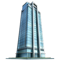 摩天大楼建筑插画