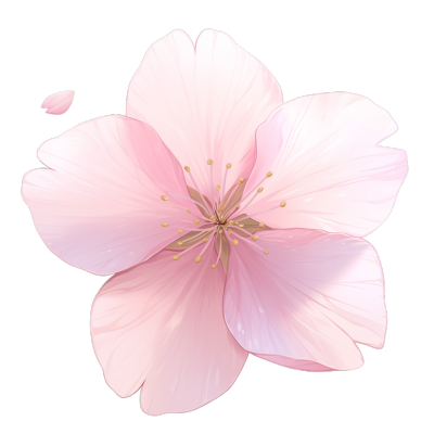 樱花花瓣透明背景元素