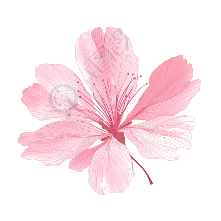 樱花花瓣粉色元素