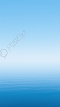 天空蓝色渐变背景PNG元素