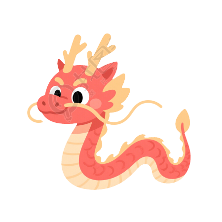 可爱中国龙插图