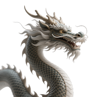 中国龙高精度渲染素材