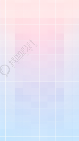 粉蓝色网格背景插画