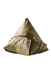 传统金字塔状粽子图