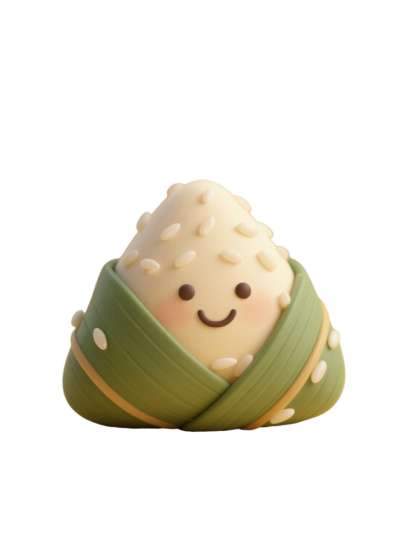 可爱粽子PNG素材