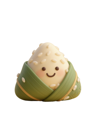 可爱粽子PNG素材