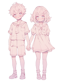 清新动漫校园插画