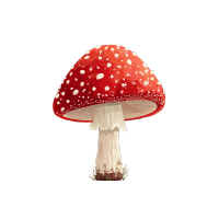 卡通毒蝇伞菌