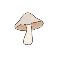 简笔画蘑菇贴纸