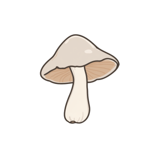简笔画蘑菇贴纸