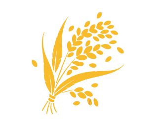 金黄色大米LOGO