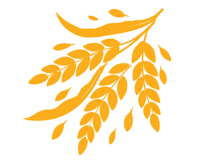 水稻秧苗LOGO图标元素