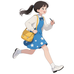 高考奋斗插画素材