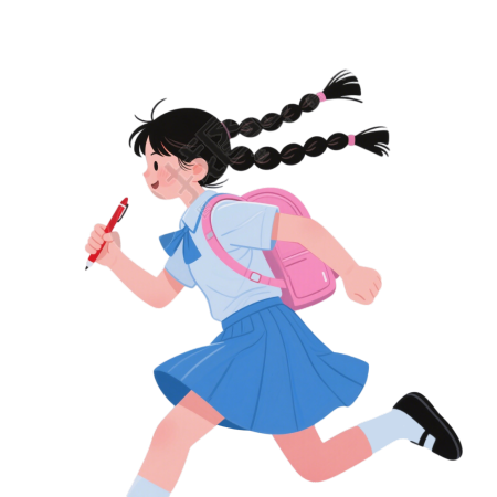 高考奋斗插画