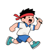 高考奋斗元素
