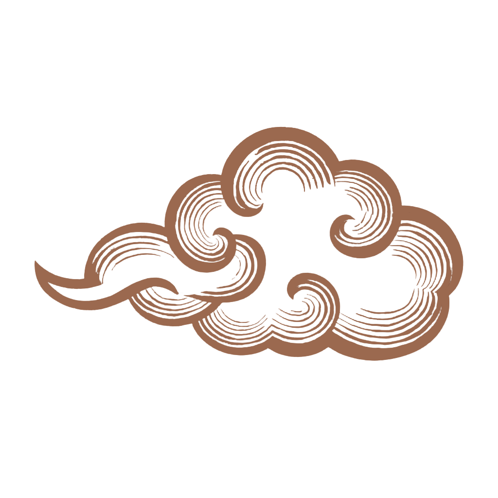 金色祥云简约图形素材