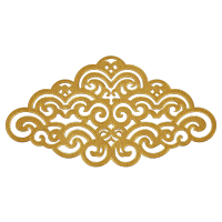 金色祥云透明背景插画