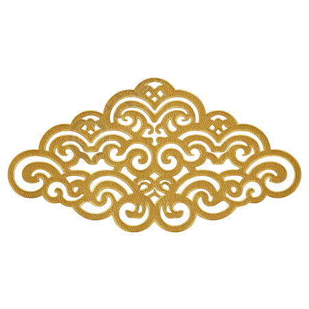 金色祥云透明背景插画