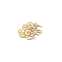 金色祥云简约插图