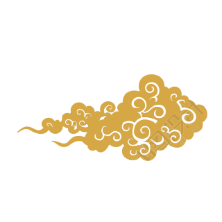古代中国云朵插画